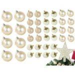 SET 48 GLOBURI CRACIUN ACTUEL diverse marimi